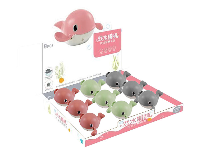 Wind-up Swimming Whale(9in1) toys