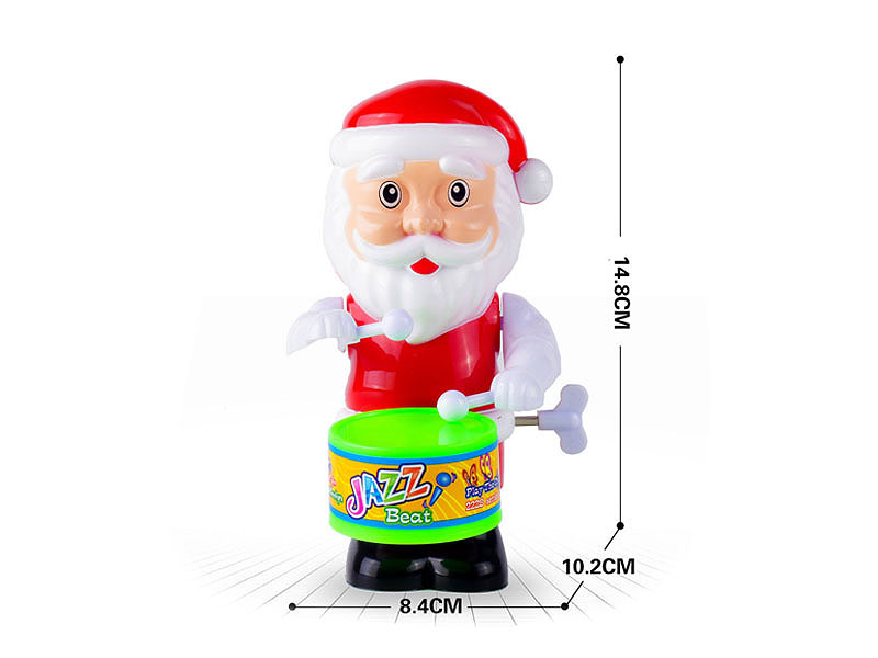 Wind-up Sway Drum Santa Claus toys