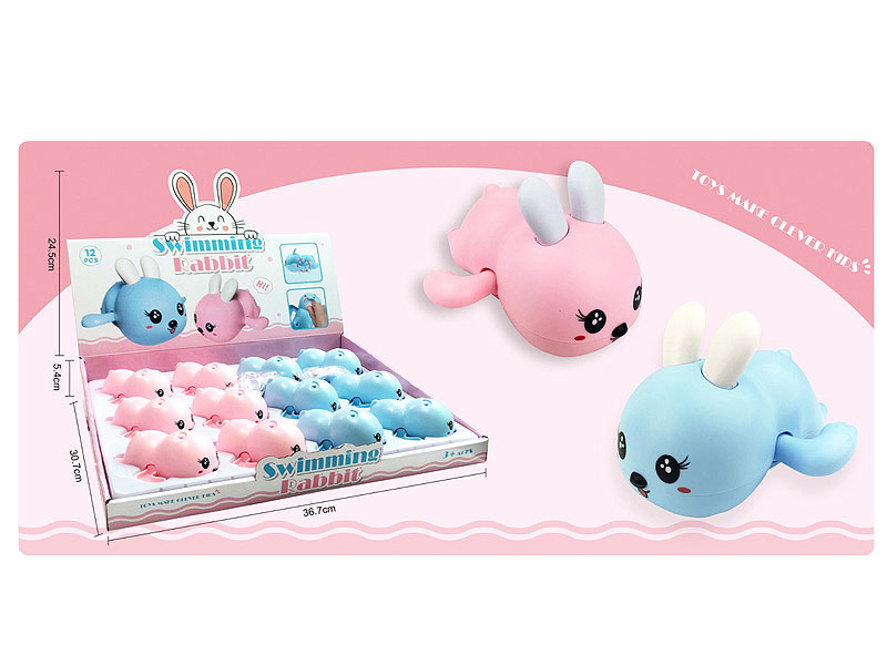 Wind-up Swimming Rabbit(12in1) toys
