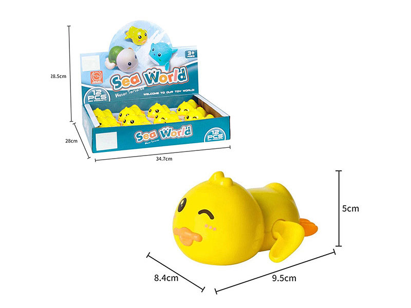 Wind-up Swimming Duck(12in1) toys
