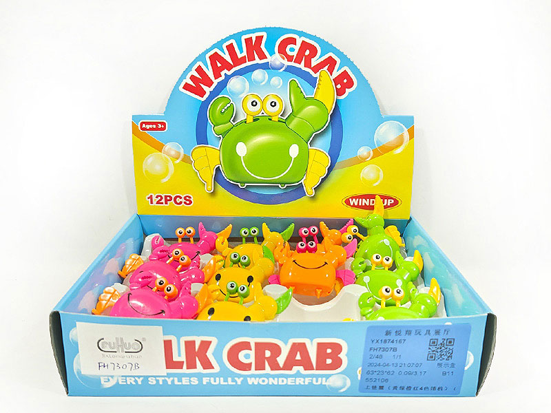 Wind-up Crab(12in1) toys