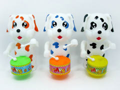 Wind-up Play The Drum Dog(3C) toys