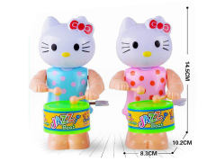 Wind-up Play The Drum Kt Cat(2C) toys