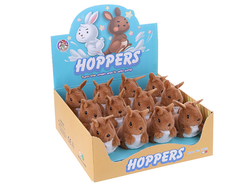 Wind-up Jumping Kangaroo(12in1) toys