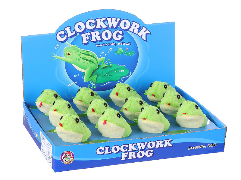 Wind-up Jump Frog(12in1) toys