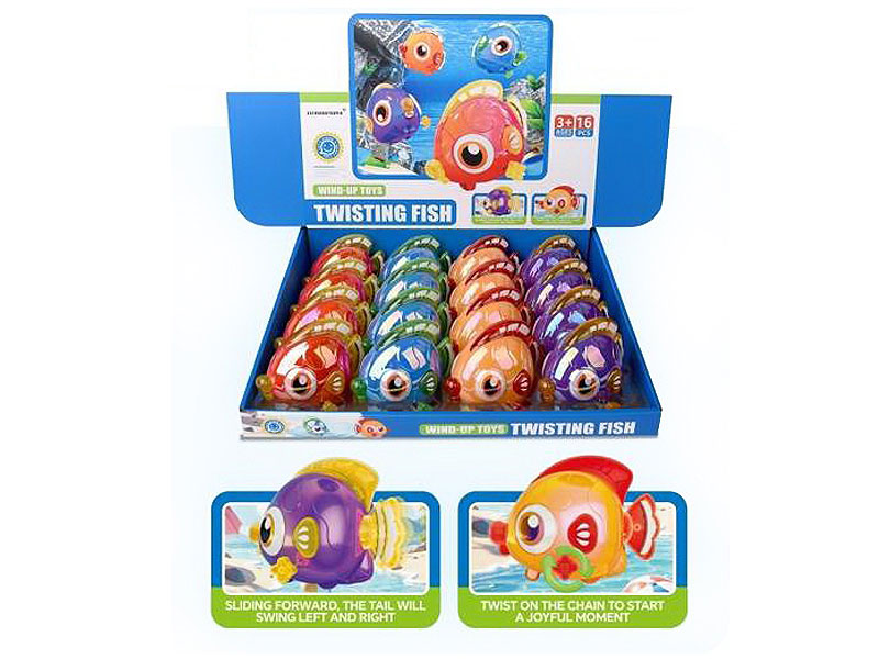 Wind-up Fish(16in1) toys