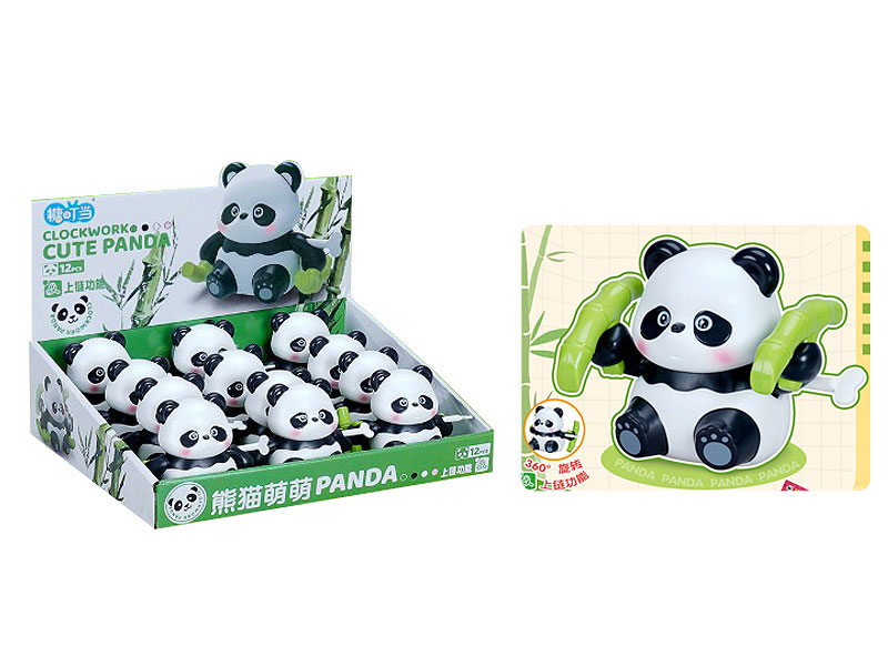 Wind-up Panda(12in1) toys