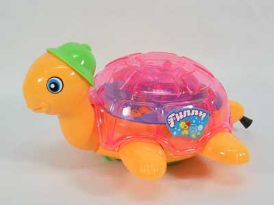 Pull Line Tortoise W/Light toys