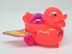 Pull Line Duck  W/Light toys