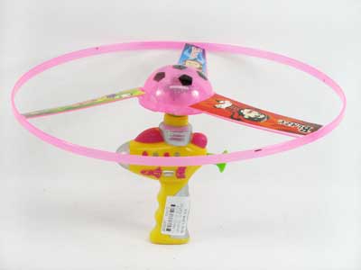 Pull Line Flying Disk W/L toys