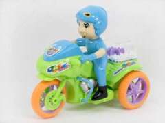 Pull Line Motorcycle W/Snowflake toys