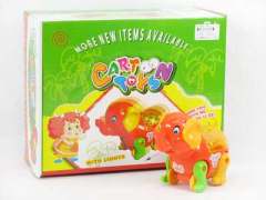 Pull Line Elephant W/L(6in1) toys
