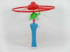 Pull Line Flying Saucer & Beattleplan toys