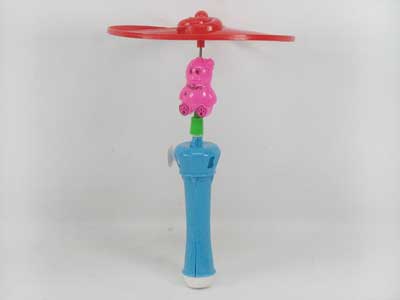 Pull Line Flying Saucer & Penguin toys