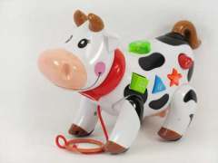 Pull Line Cow W/M toys