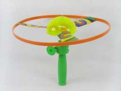 Pull Line Flying Disk W/L(2C) toys