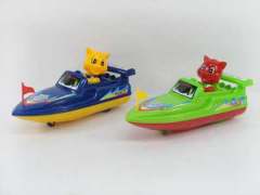 Pull Line Boat W/Bell(3C) toys
