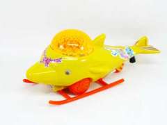 Pull Line Dolphin W/Snow(3C) toys