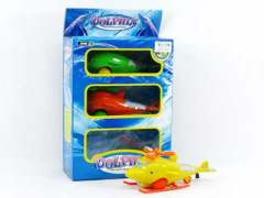 Pull Line Airplane(3in1) toys