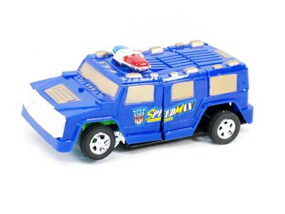 Pull Line Transforms Police Car W/L(2S4C) toys