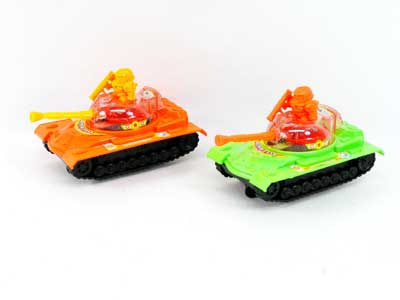 Pull Line Tank W/L(2C) toys