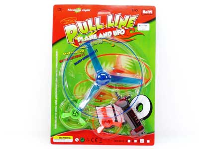 Pull Line Flying Saucer W/L toys