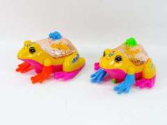 Pull Line Frog W/Snow(2C) toys