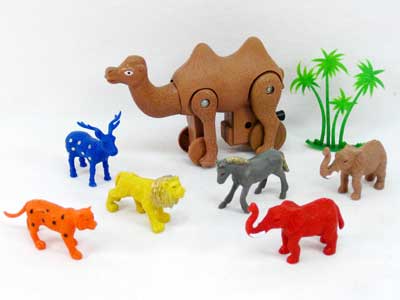 Pull Line Camel & Beastie(2C) toys