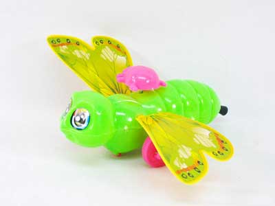 Pull Line Bee W/Insect(3C) toys