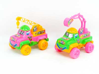 Pull Line Construction Truck(4S) toys