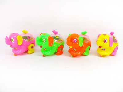 Pull Linel Elephant W/L(4C) toys