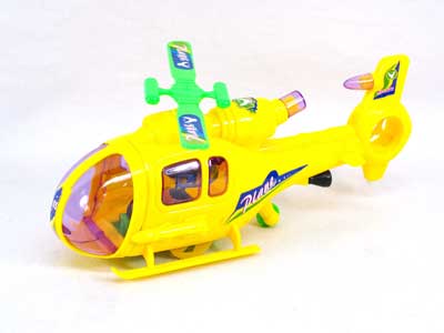 Pull Line Helicopter W/L(2C) toys