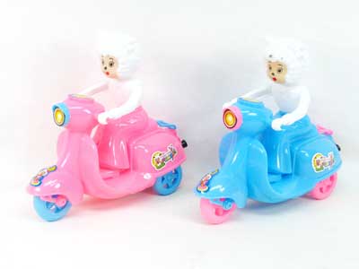 Pull Line Motorcycle W/Bell(2C) toys