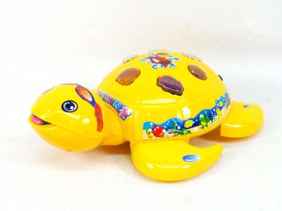 Pull Line Tortoise W/L_Bell(3C) toys