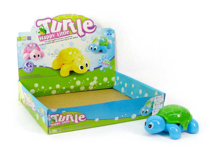 Pull Line Tortoise W/Bell(6in1) toys