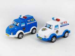 Pull Line Police Car W/Bell(2C)