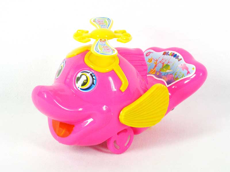 Pull Line Cartoon Fish toys