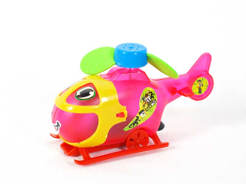 Pull Line  Plane W/Fan_Bell(3C) toys