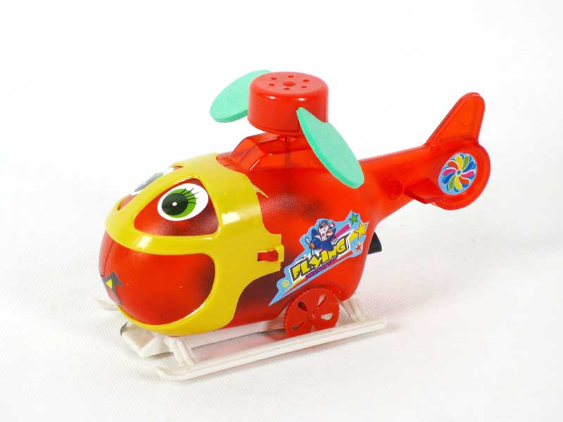 Pull Line  Plane W/Fan_Bell(3C) toys