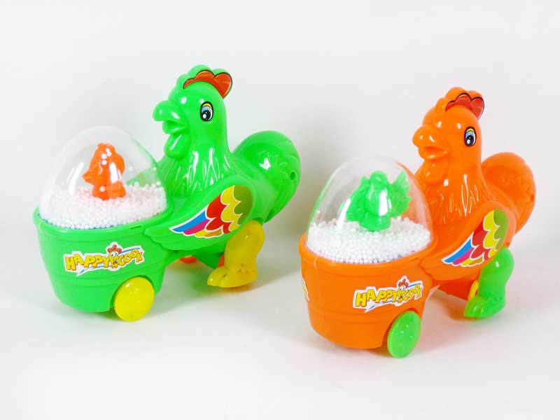 Pull Line Chicken W/Snow(2C) toys