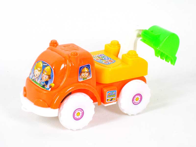 Pull Line Construction Truck  toys