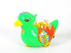 Line Pull Mandarin Duck W/L(3C) toys