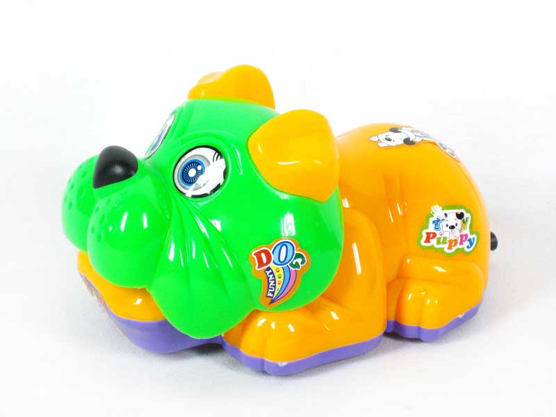 Pull Line Dog W/Bell toys