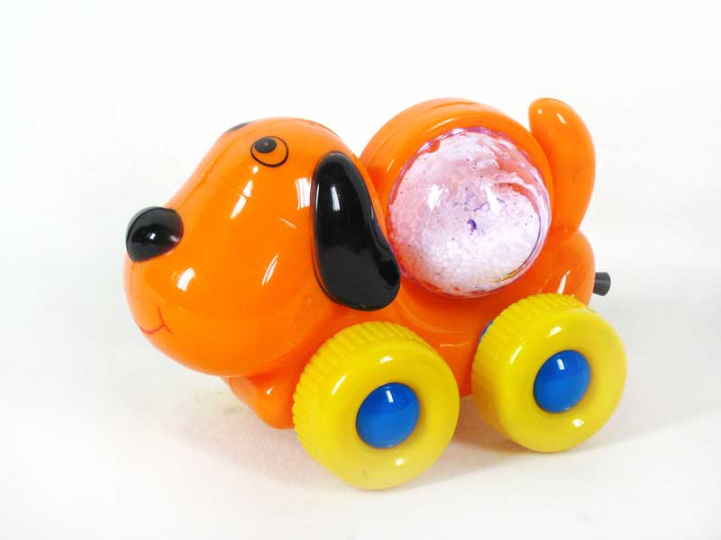 Pull Line Dog W/Snowflalke(3C) toys