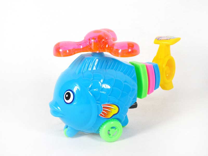Pull Line Fish W/L(4C) toys