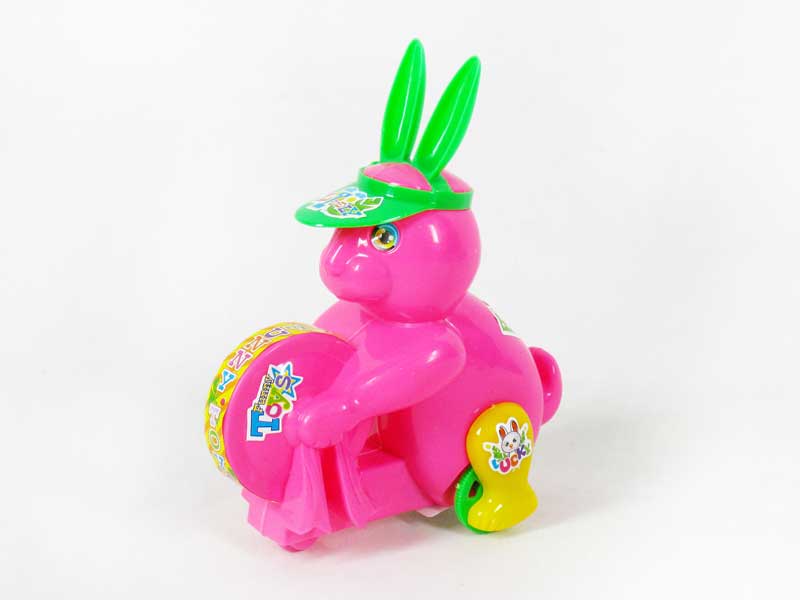 Pull Line Rabbit W/Bell(3C) toys