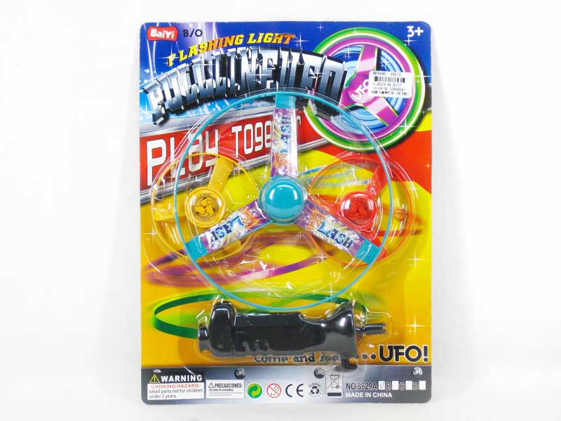 Pull Line Flying Saucer W/L toys