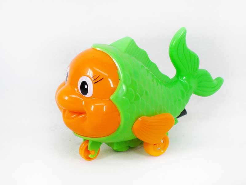 Pull Line Fish W/Bell(2C) toys