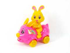 Pull Line Rabbit W/Bell toys