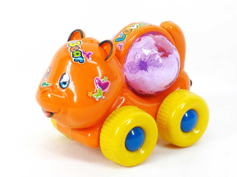 Pull Line Bear W/Snow(3C) toys